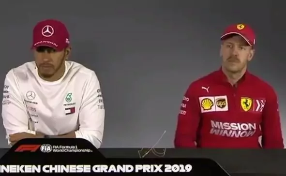 hamilton vettel conferenza stampa cina