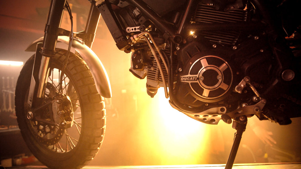 scrambler ducati days gone