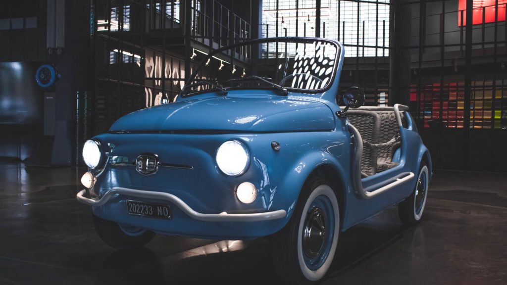 Fiat 500 Jolly spiaggina icon-e garage italia
