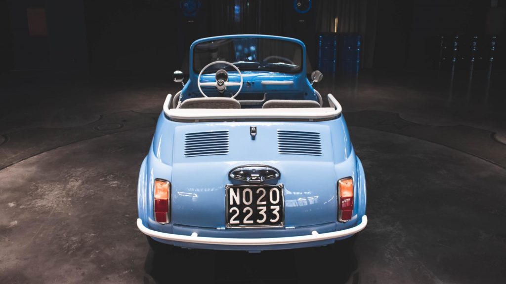 Fiat 500 Jolly spiaggina icon-e garage italia