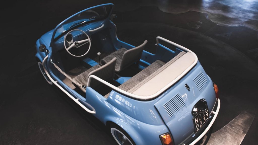 Fiat 500 Jolly spiaggina icon-e garage italia