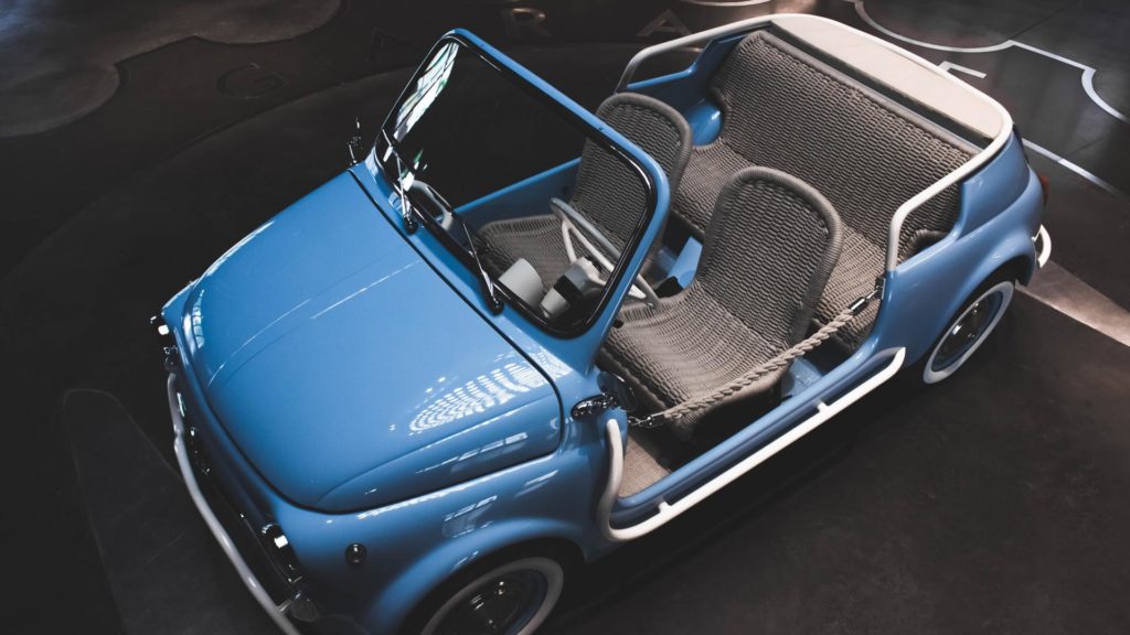 Fiat 500 Jolly spiaggina icon-e garage italia