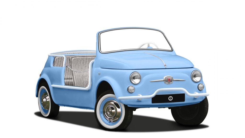 Fiat 500 Jolly spiaggina icon-e garage italia