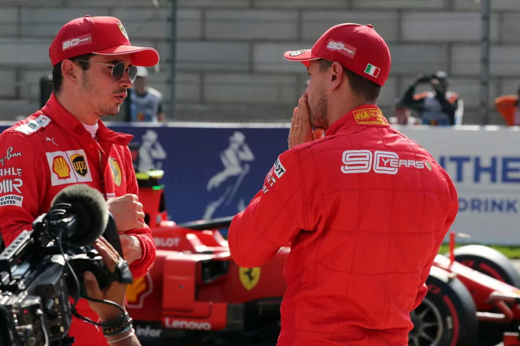 vettel leclerc