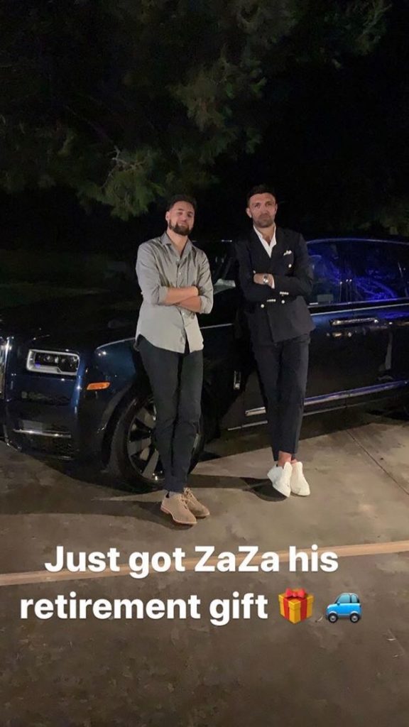 Klay Thompson Zaza Pachulia Rolls Royce