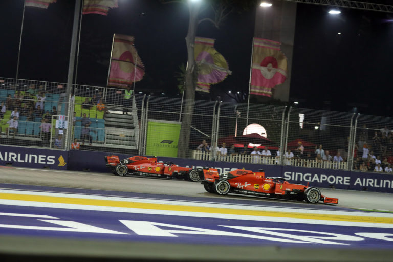 Vettel e Leclerc
