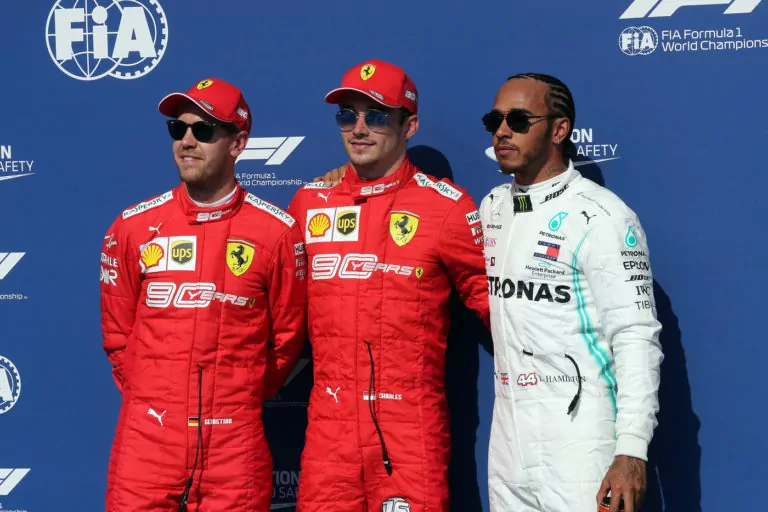 leclerc hamilton vettel
