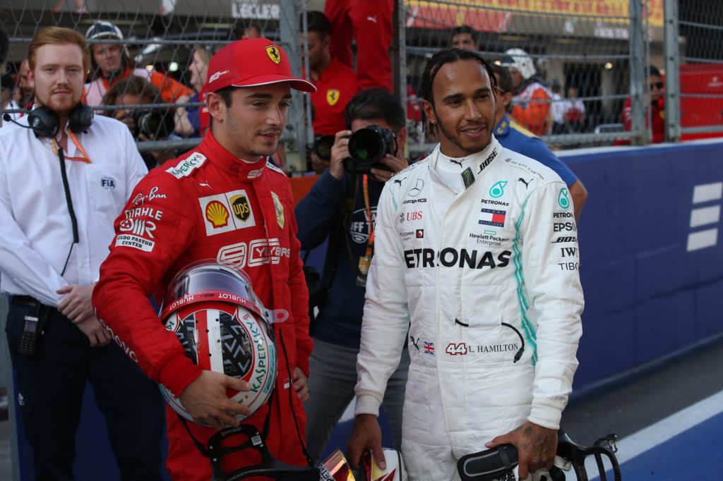 leclerc lewis hamilton