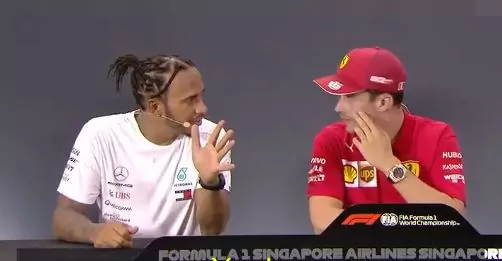 lewis hamilton leclerc