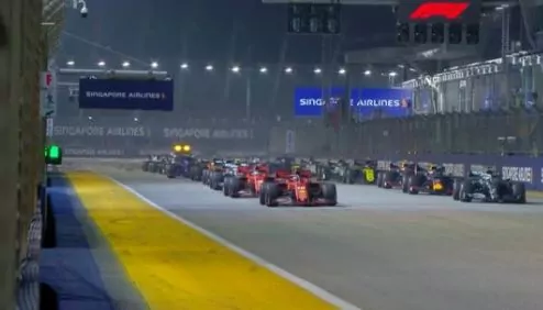 partenza gp singapore