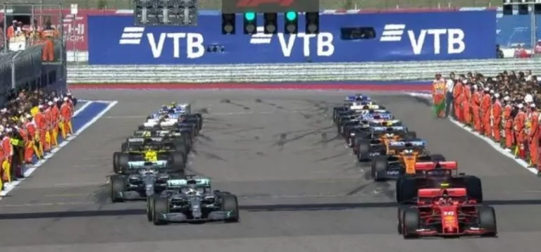 partenza gp russia f1