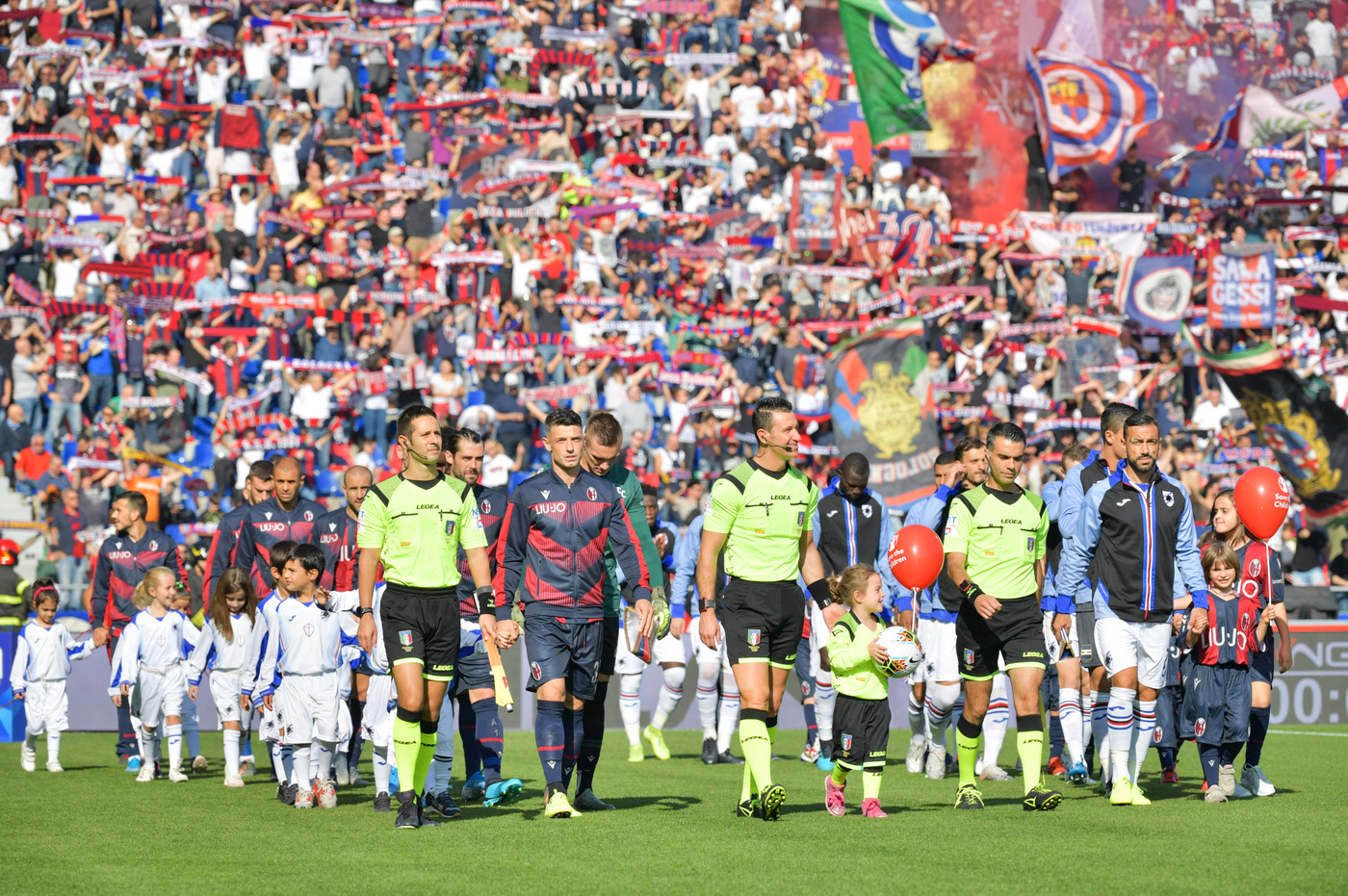 Image result for photos of bologna vs sampdoria"