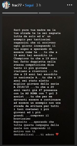 francesca costa mamma zaniolo1