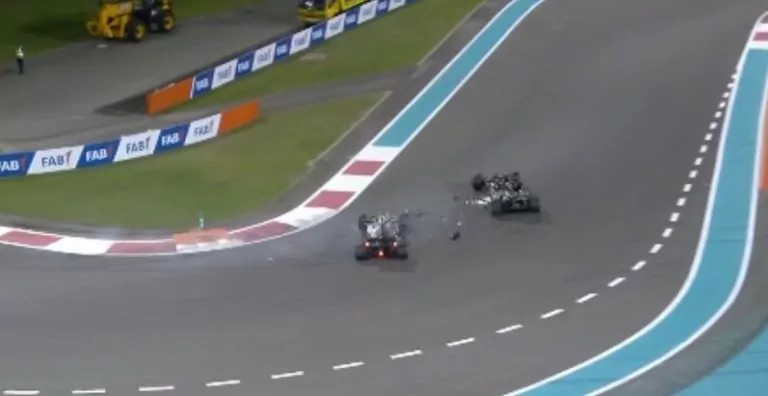 Incidente Bottas Grosjean FP2 Abu Dhabi