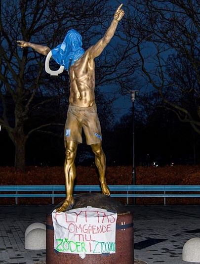 statua ibrahimovic
