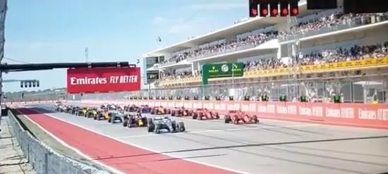 video partenza gp stati uniti f1