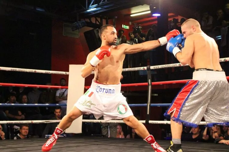 Foto-Paul Malignaggi al teatro Principe di Milano