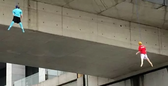 Manichini impiccati Porto-Benfica