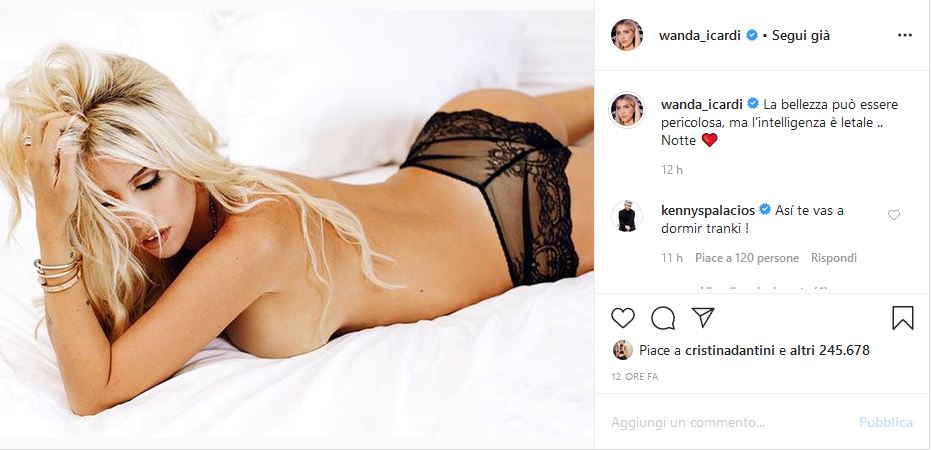 buonanotte wanda nara