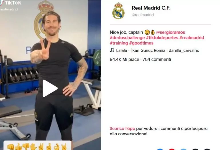 real madrid tik tok