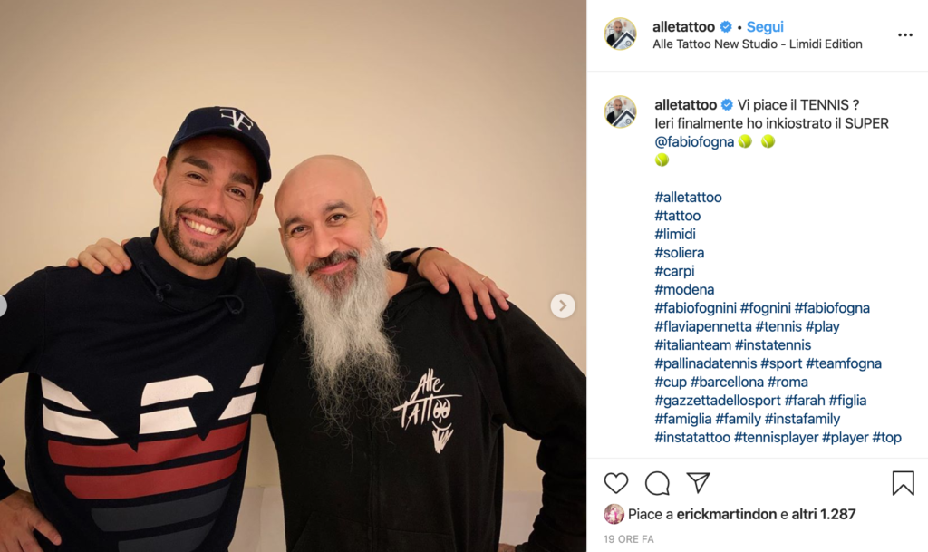tatuaggio fognini