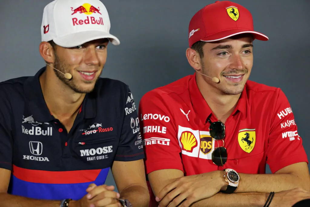 Gasly e Leclerc