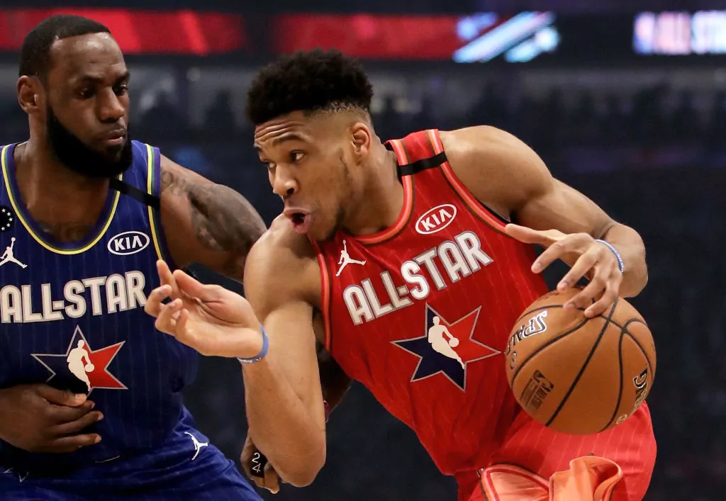 LeBron James Giannis Antetokounmpo