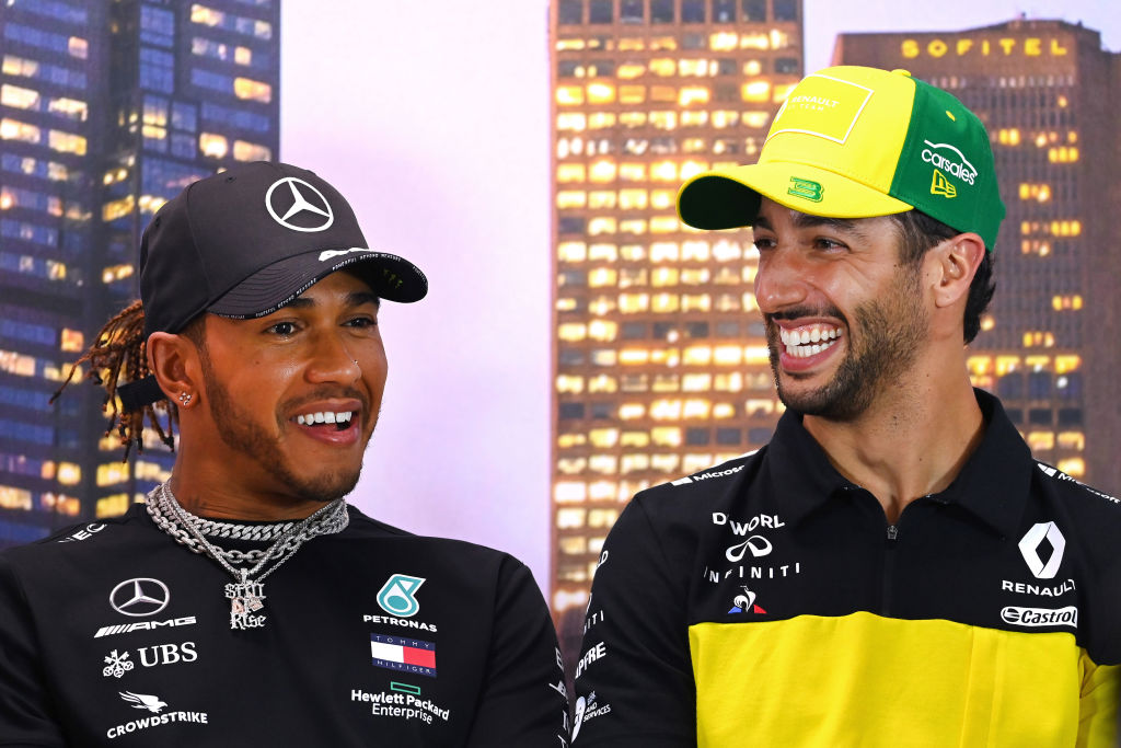 lewis hamilton daniel ricciardo