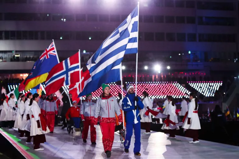 portabandiera olimpiadi