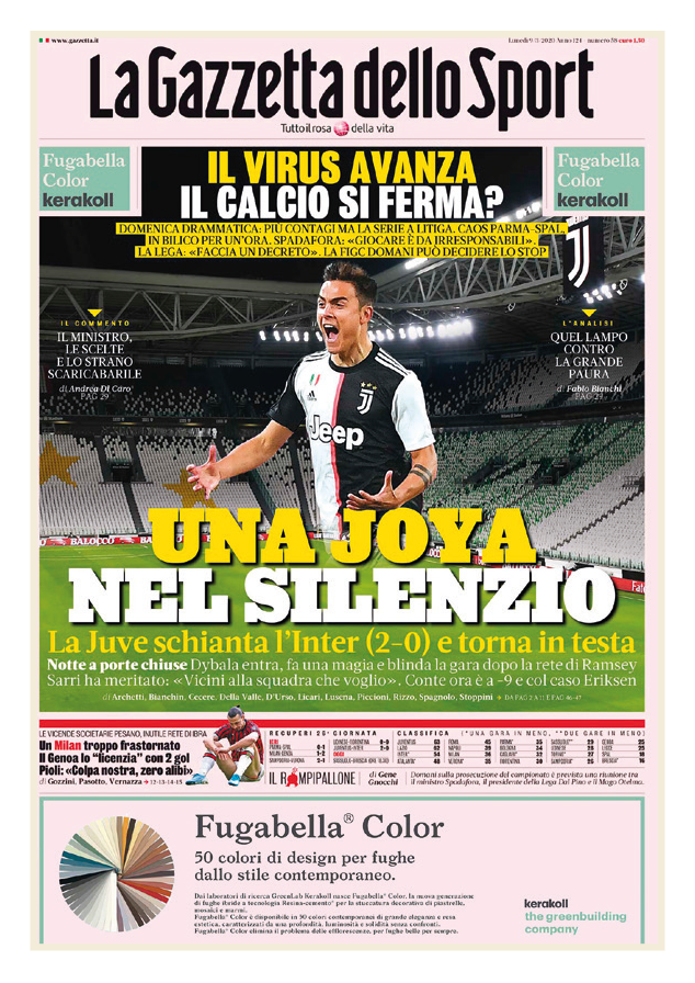 C17 - Film del Campionato - La Gazzetta dello Sport - Derby Juve-Inter