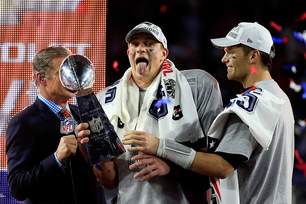 Tom Brady e Rob Gronkowski