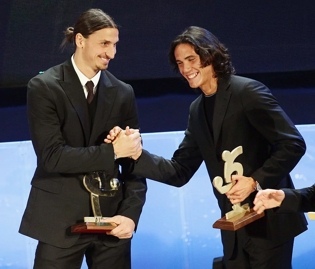 Zlatan Ibrahimovic Edinson Cavani