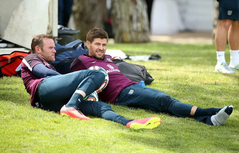Rooney e Gerrard