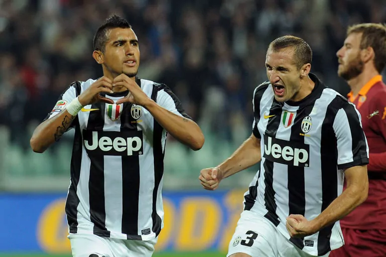 Arturo Vidal e Giorgio Chiellini
