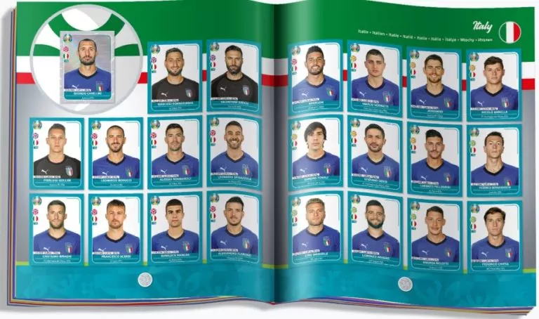 album panini euro 2020