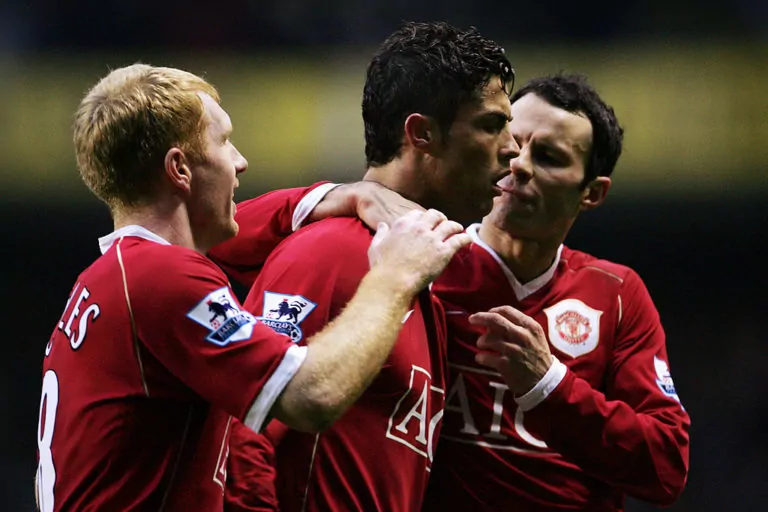 Cristiano Ronaldo e Ryan Giggs