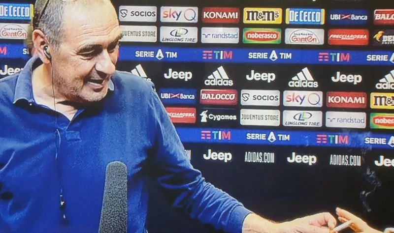 Maurizio Sarri Szczesny sigaretta intervista