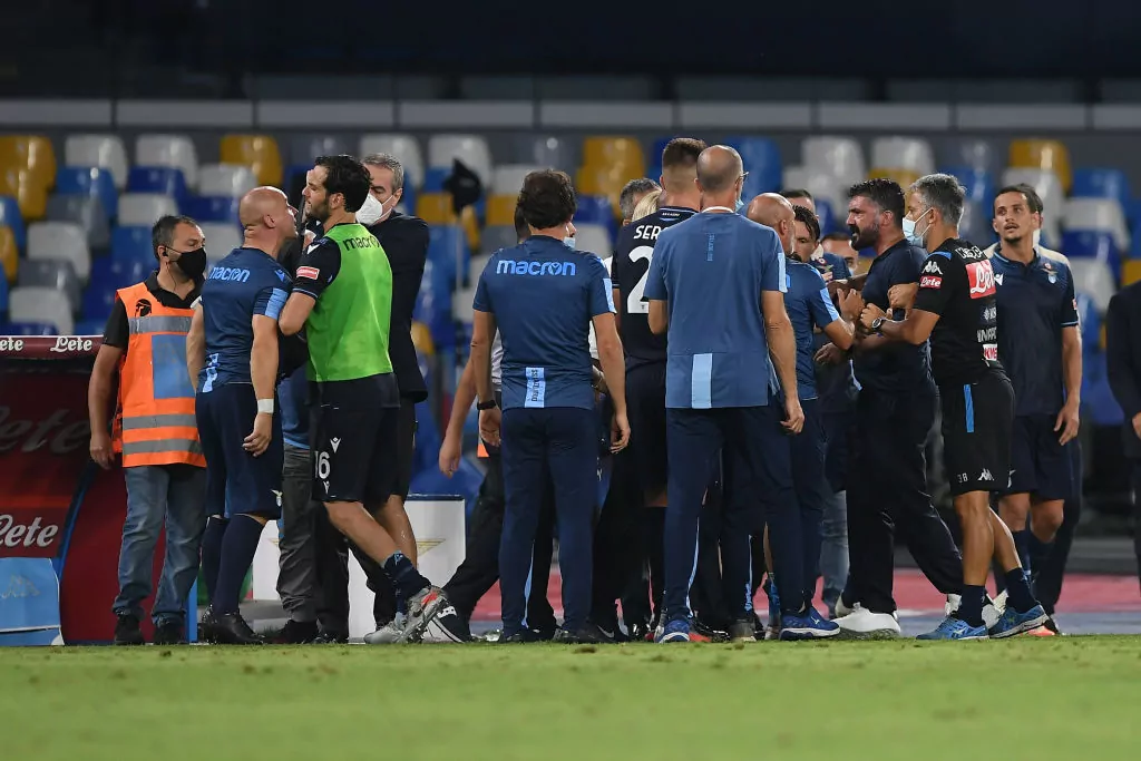 Gattuso Rissa Napoli-Lazio