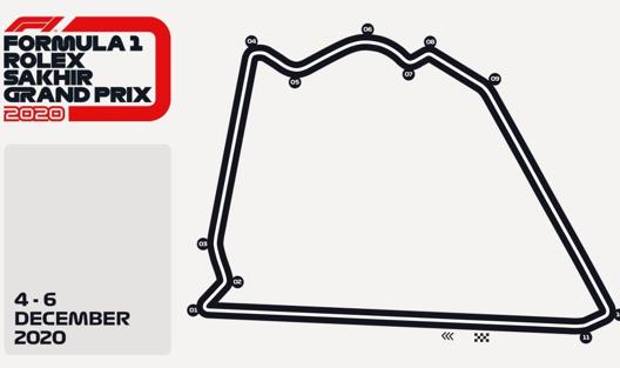 Tracciato gara GP Sakhir