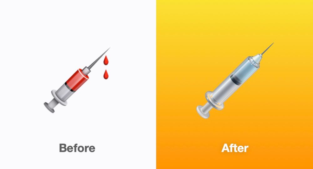 nuove emoji siringa