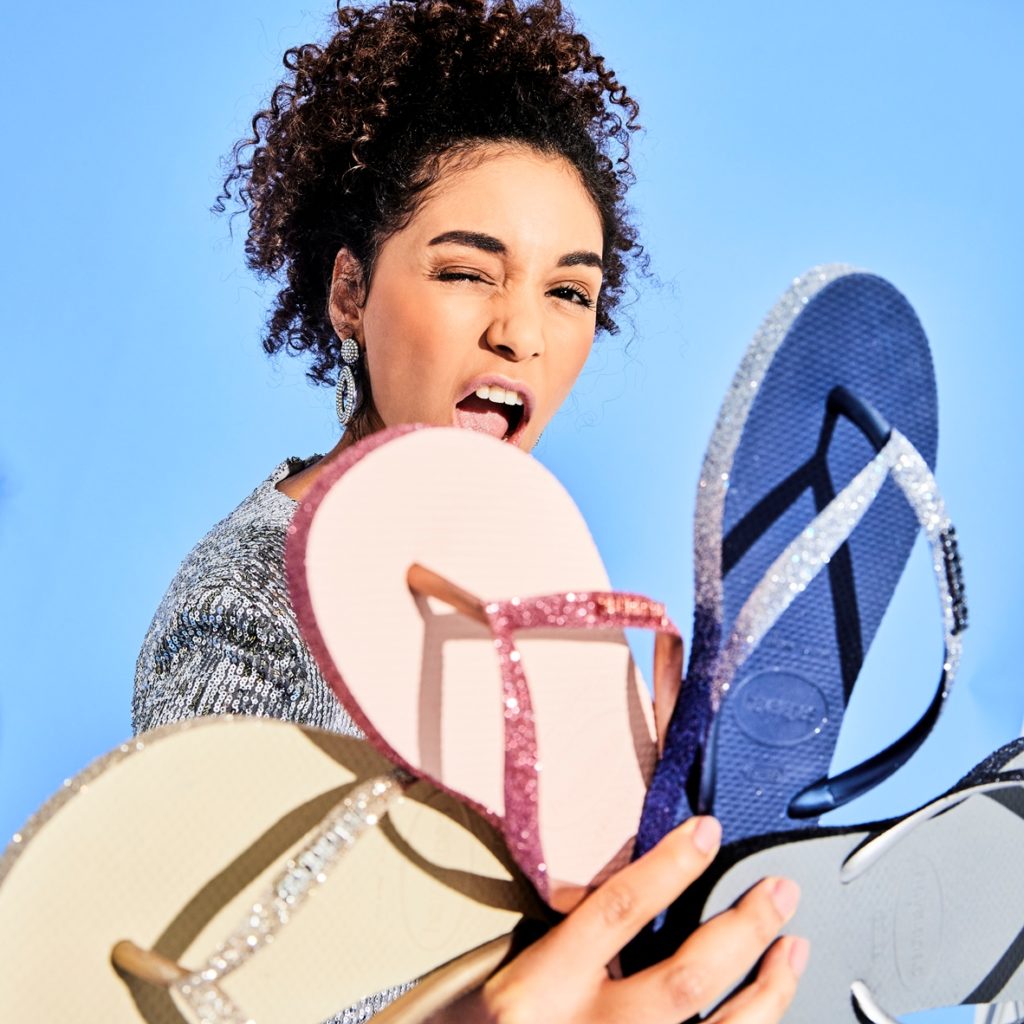 havaianas slim sparkle