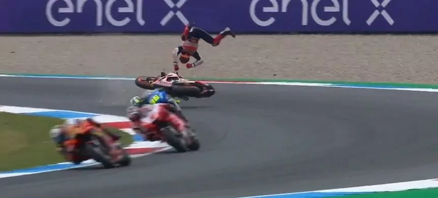 marc marquez incidente assen