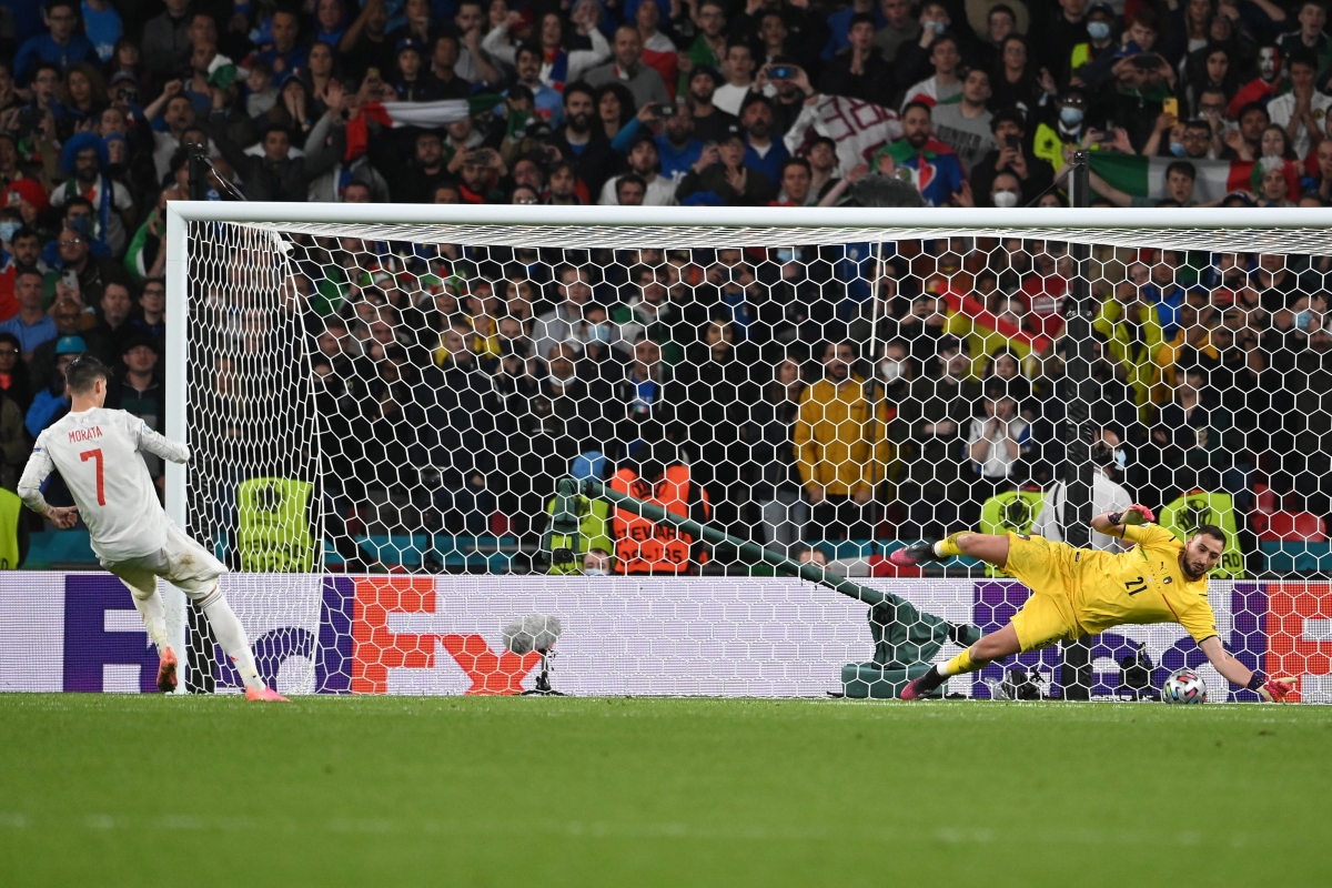Il rigore di Morata