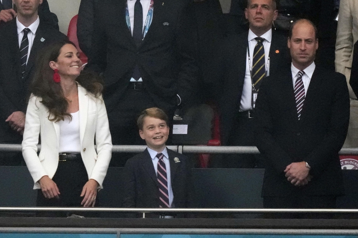 William, Kate e George