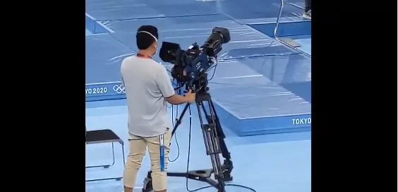 cameraman trampolino