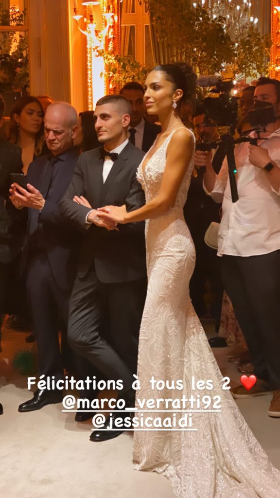 matrimonio marco verratti jessica aidi