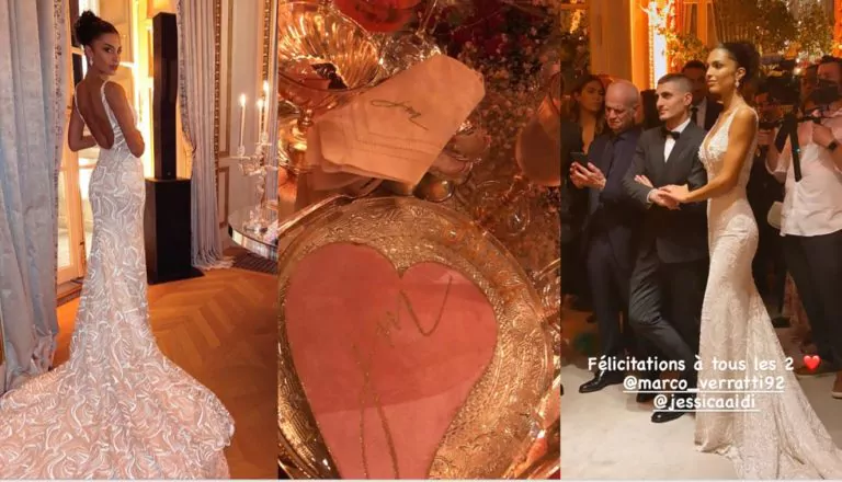 matrimonio verratti e jessica aidi