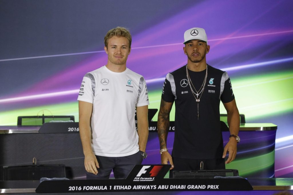 Hamilton e Rosberg