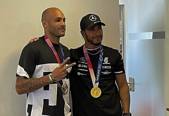 marcell jacobs lewis hamilton