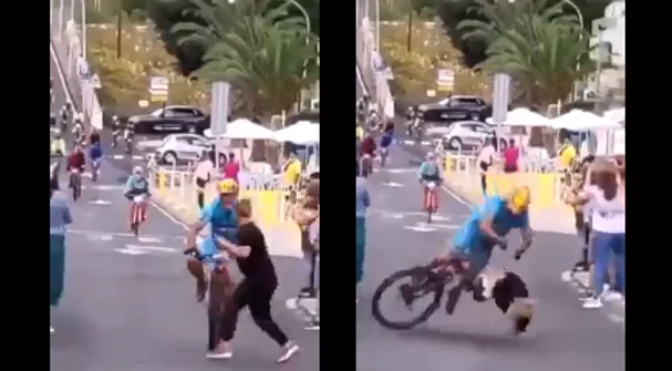 incidente gara ciclismo el hierro isole canarie